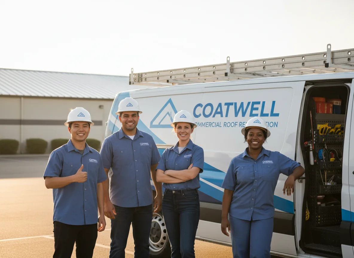 Commercial roof coating company in West, TX